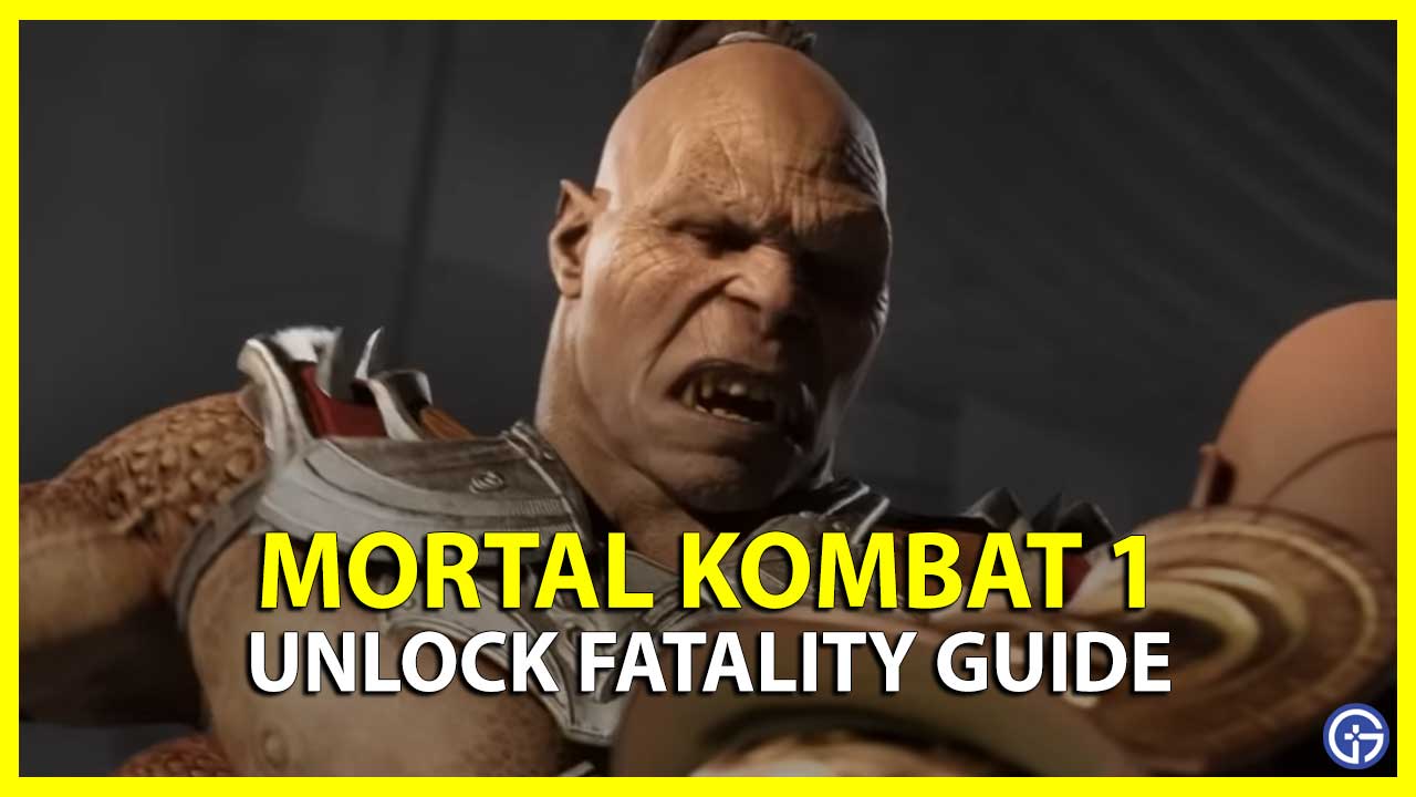 MK1 Fatality Guide