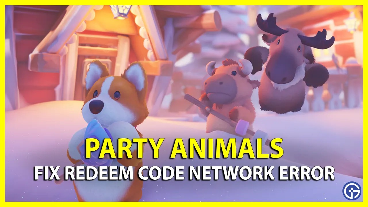 How To Fix Redeem Code Network Error In Party Animals