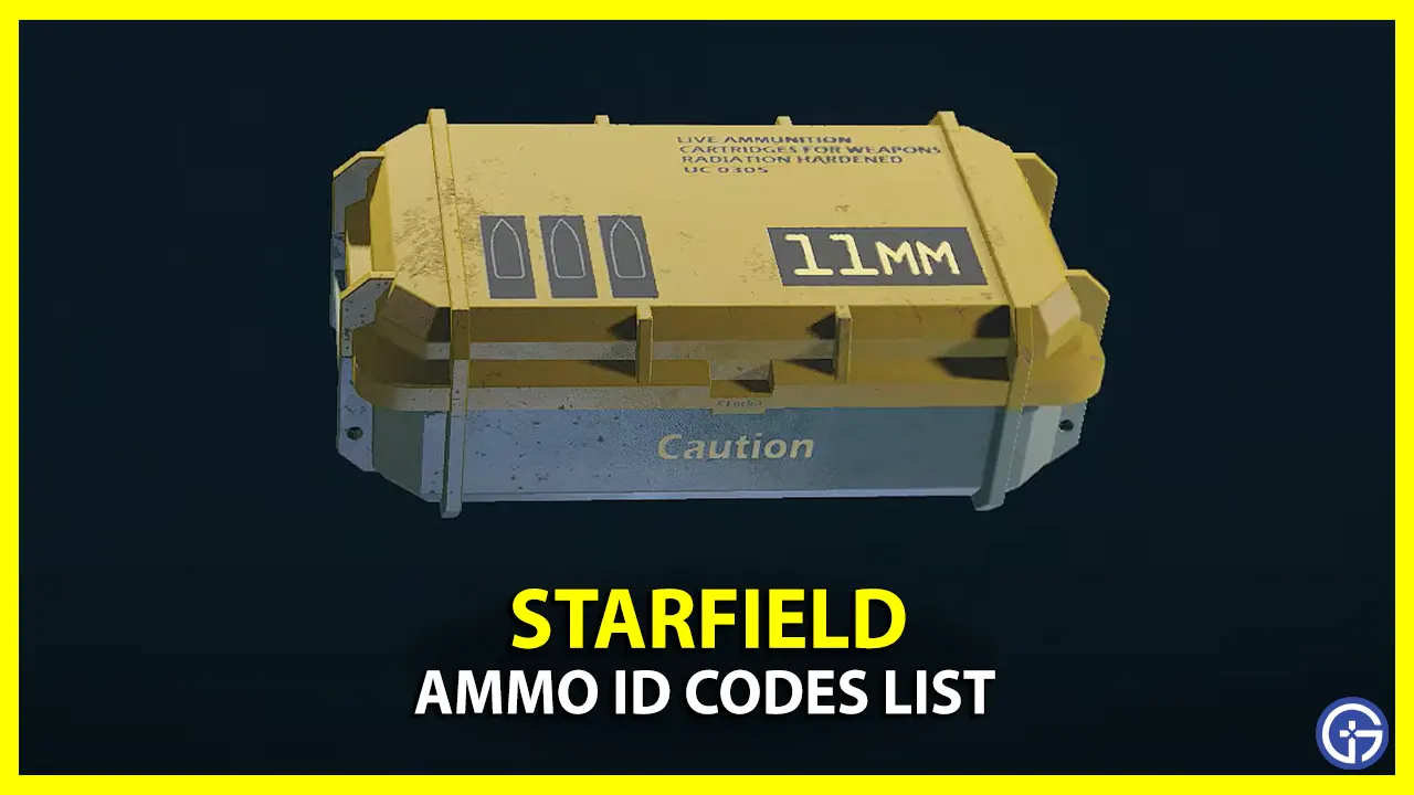 starfield ammo item id codes