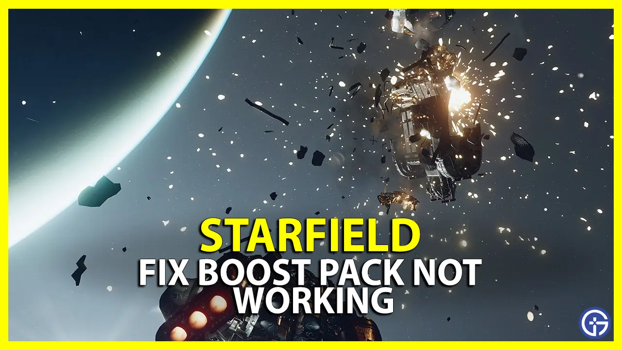 Starfield Boost Pack Jet pack not working fix
