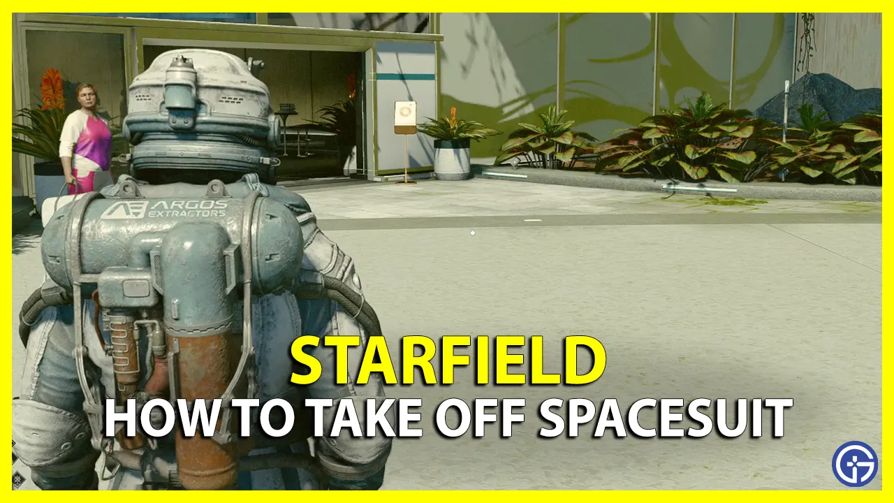 how to take off spacesuit in starfield