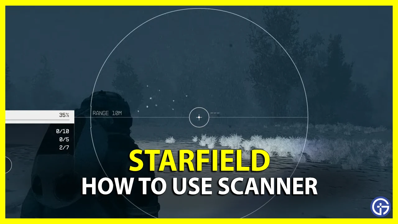 how to use scanner in starfield
