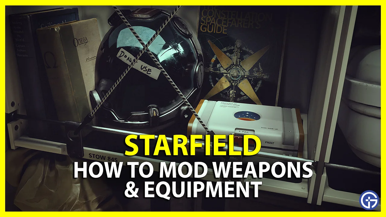starfield how to mod weapons equipment