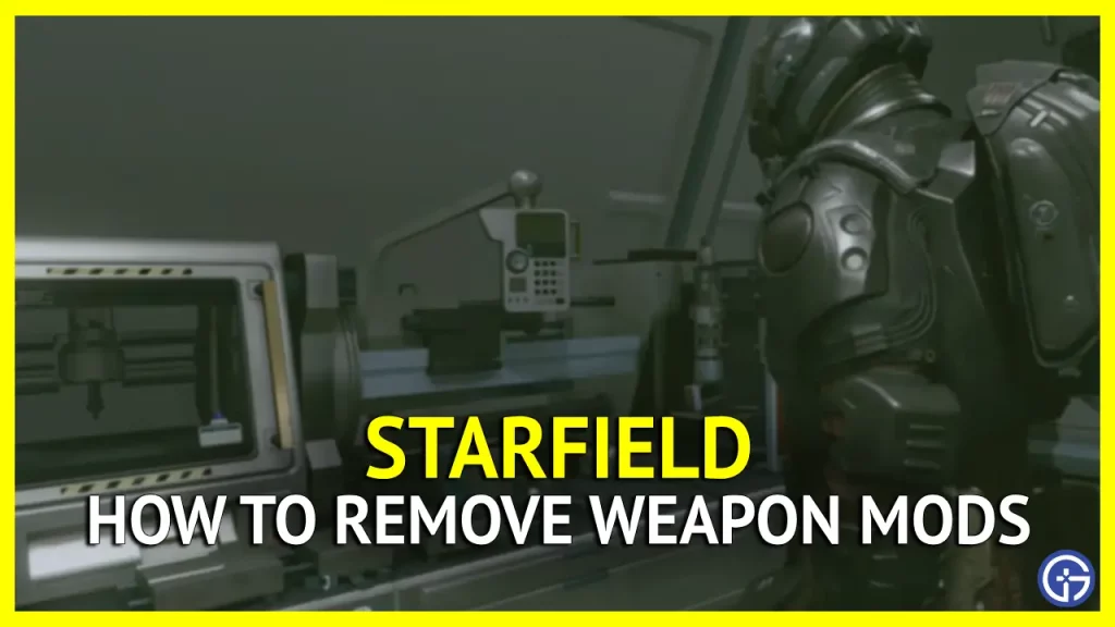 How To Remove Weapon Mods In Starfield