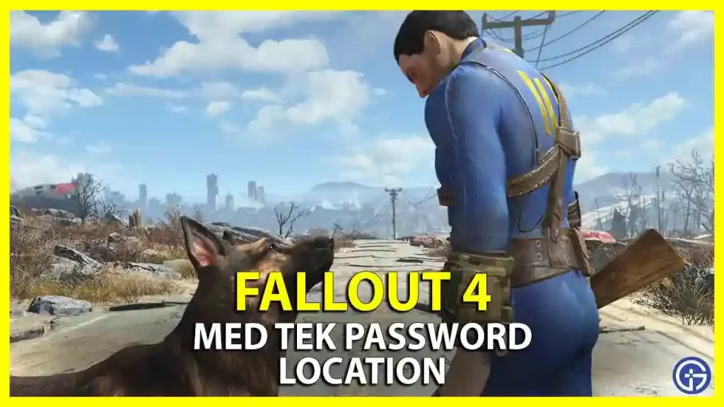 where to find password for Med Tek Research in Fallout 4