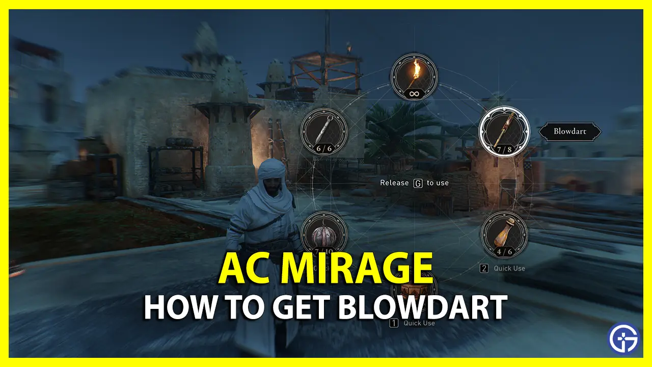 How To Unlock And Get Blowdart In AC Mirage