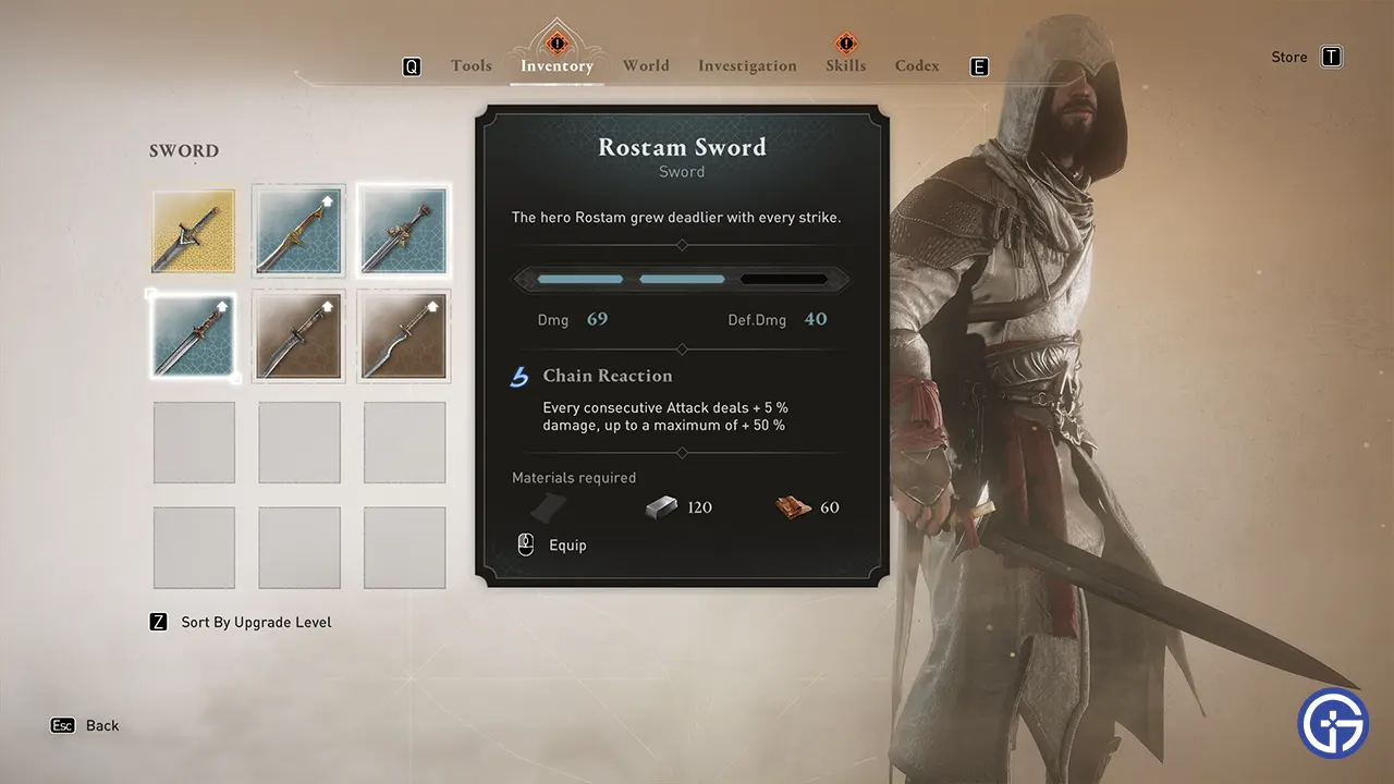 Best Sword in Assassin's Creed Mirage