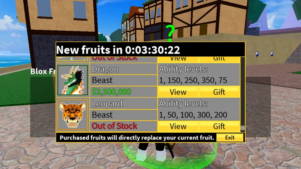 Devil Fruits Stock Chance in Blox Fruits! (RARITY!) 