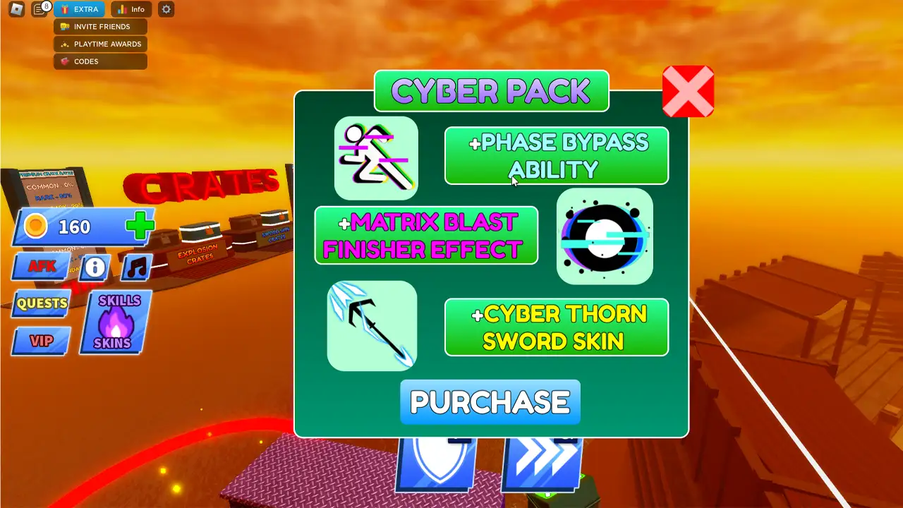 Cyber Pack in Blade Ball