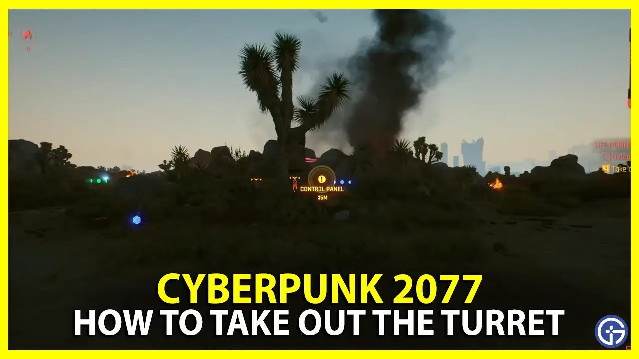 Cyberpunk 2077 Take Out Turret