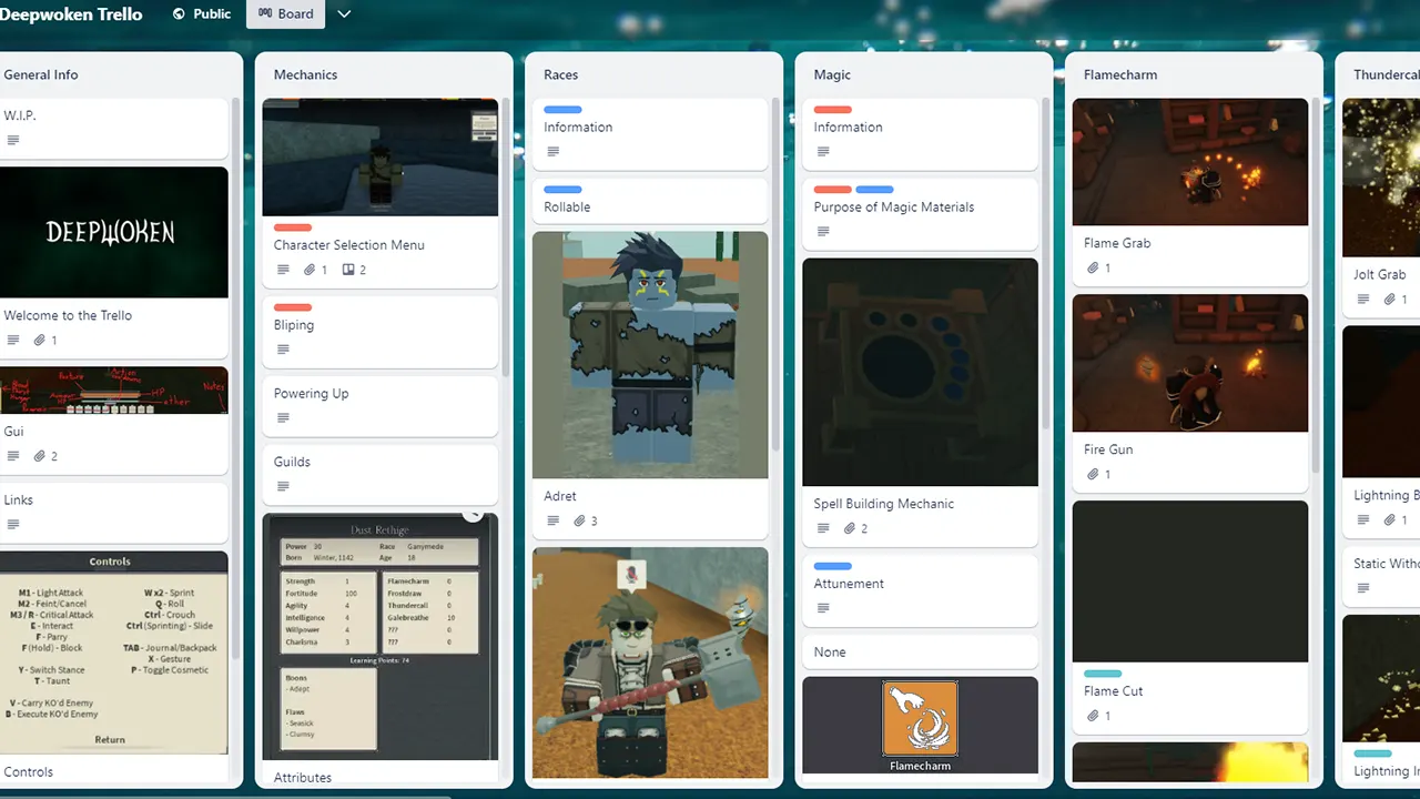 Deepwoken Trello Link & Wiki (2023) 
