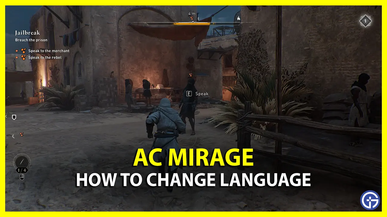 Assassins Creed Mirage Change Language
