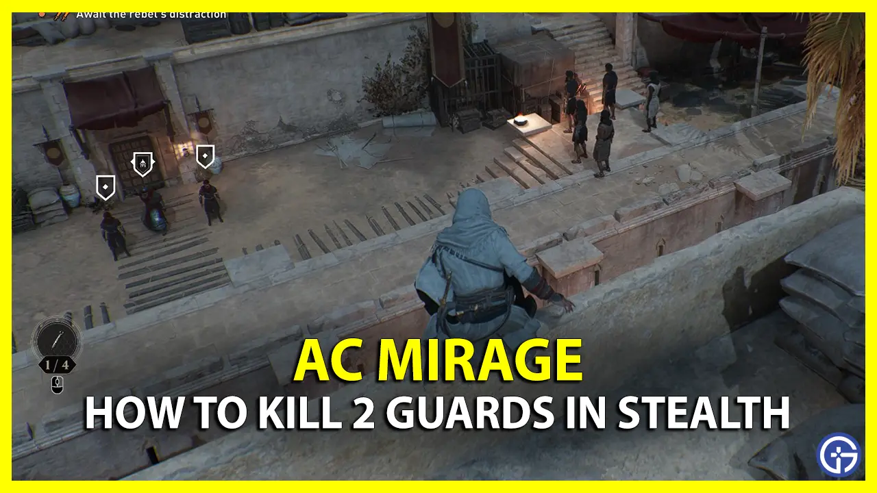 Assassins Creed Mirage Kill 2 Guards In Stealth