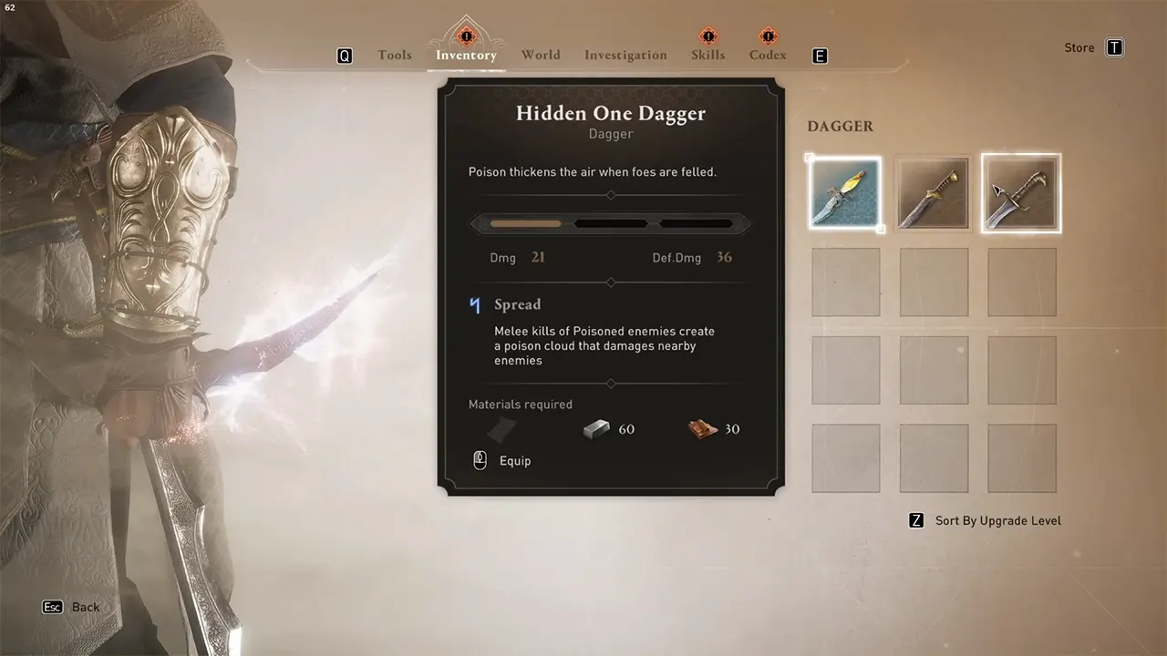 How to Get the AC Mirage Hidden One Dagger