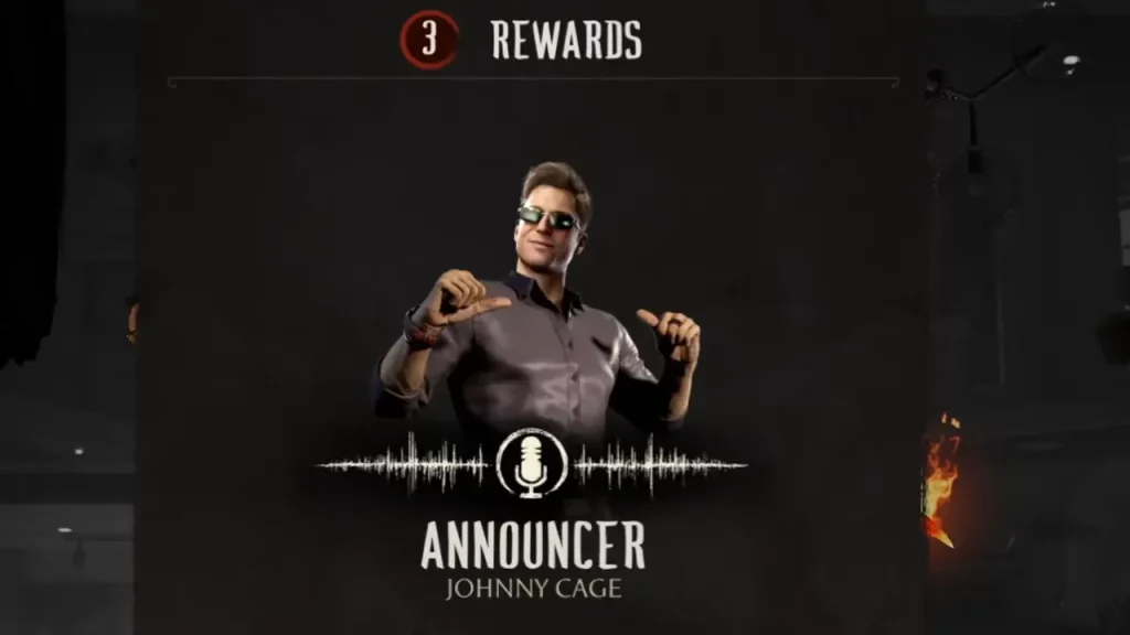 Johnny Cage Announcer Voice MK1