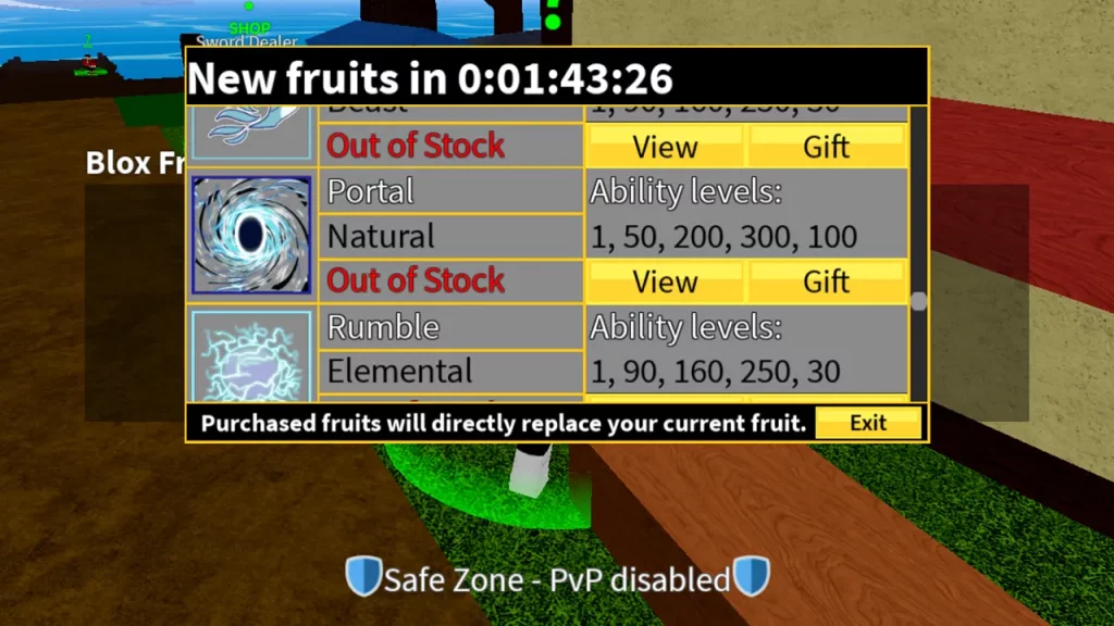 Where to Find and How to Get Portal Fruit in Blox Fruits
