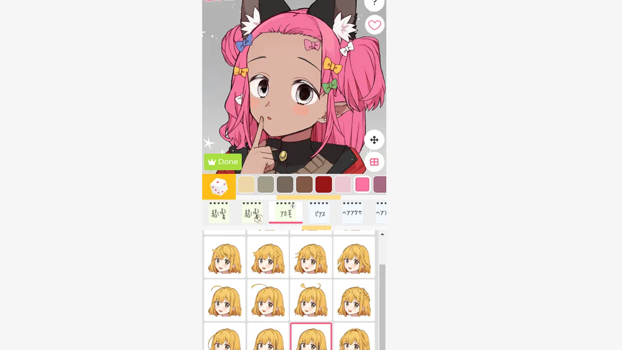 cute anime girl dress up picrew links