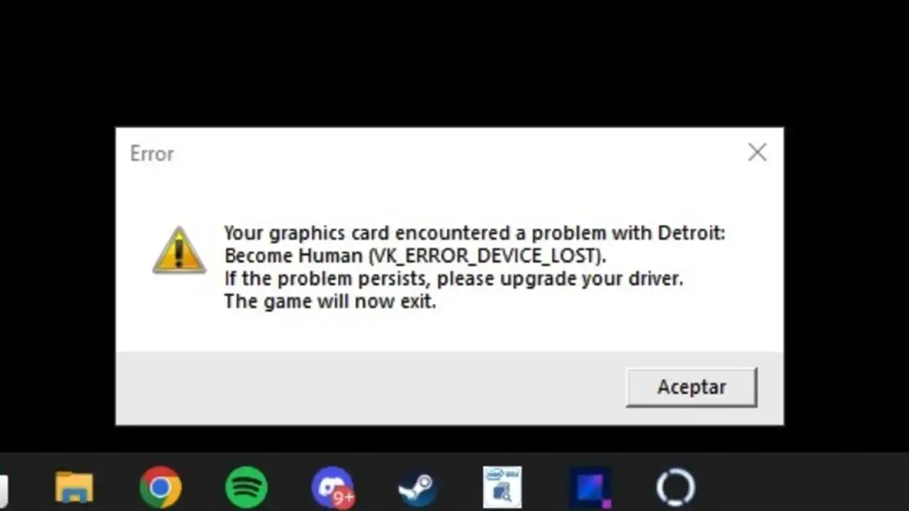 how to fix your Graphics Card encountered a problem with Detroit