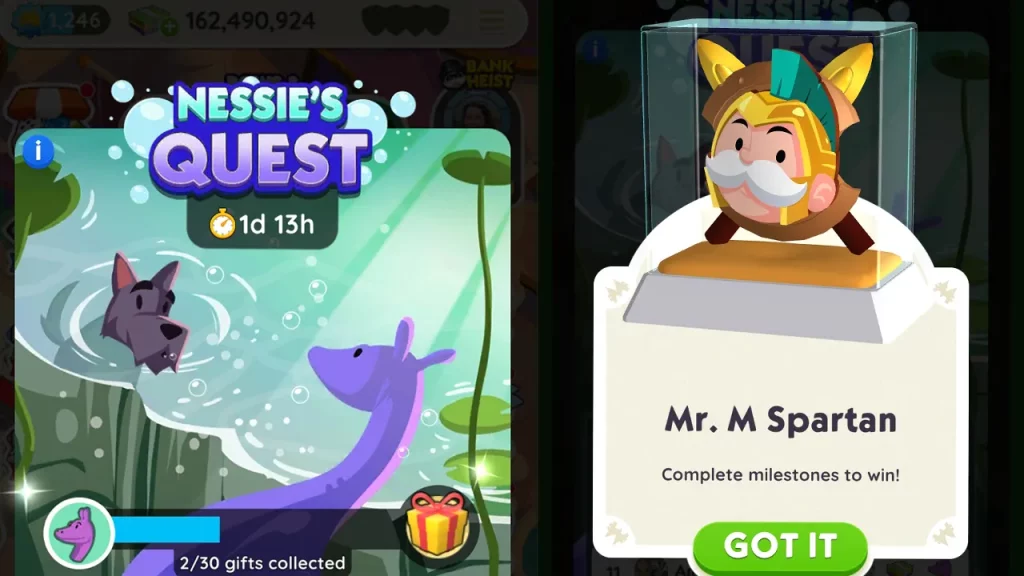 All Monopoly GO Nessie's Quest Milestones