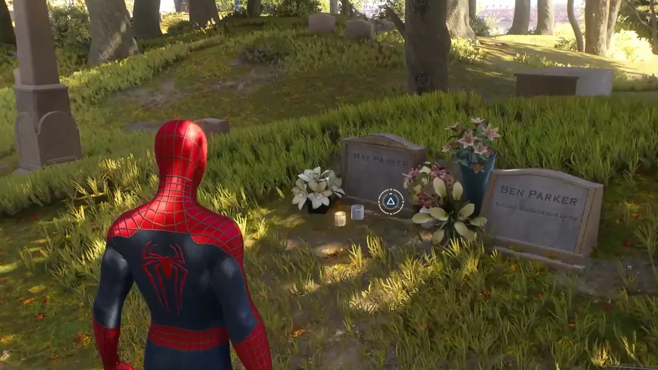 Spiderman 2 Aunt May's Grave Location