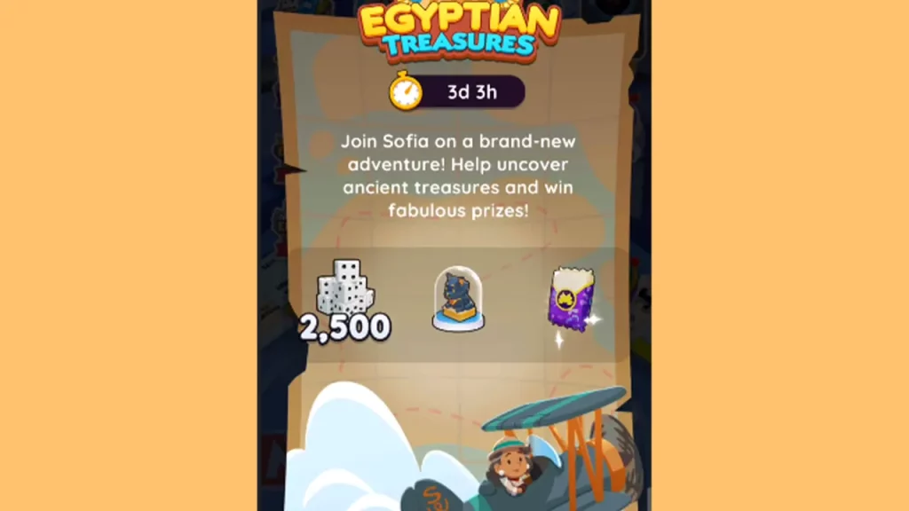 How Long is the Egyptian Treasures Event