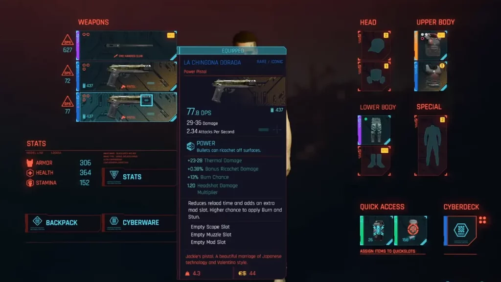 How To Get Jackie's Iconic Pistols In Cyberpunk 2077