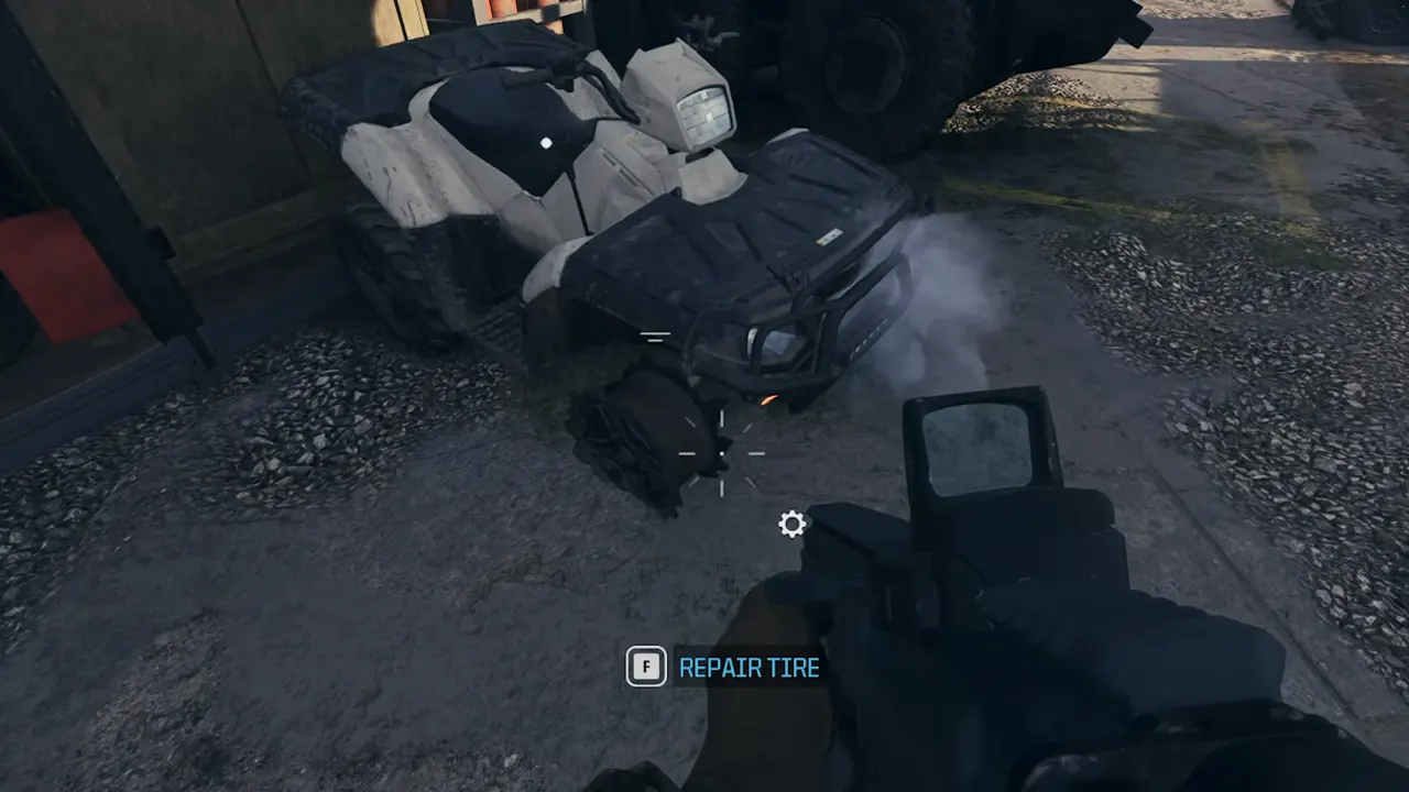 How To Repair A Vehicle Tire In MW3 Zombies