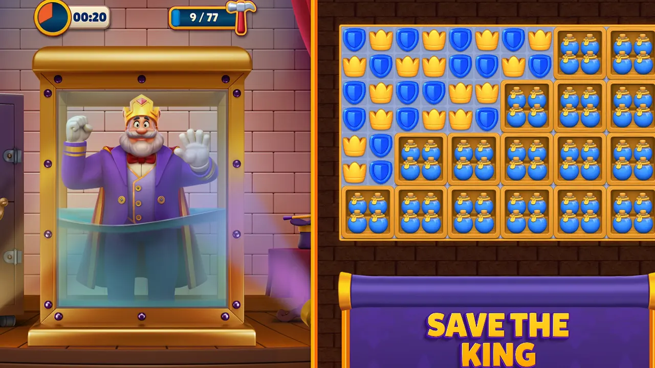 How To Save The King In Royal Match King's Nightmare