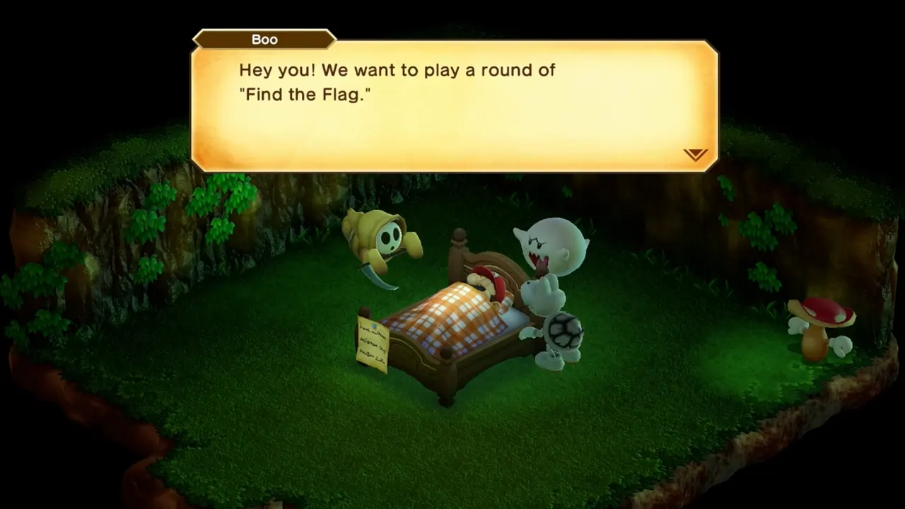 Where are the Three Musty Fears Flags in Super Mario RPG