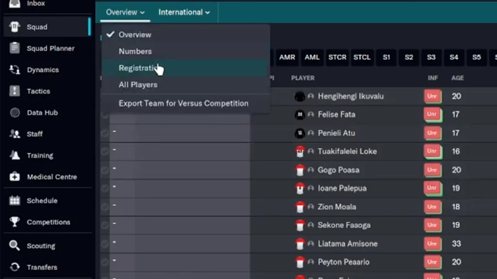 How To Register Players In FM23