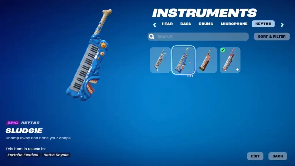 All Fortnite Instruments Keytar