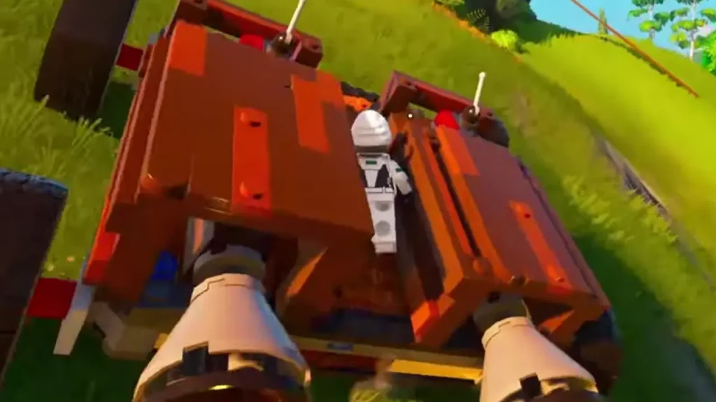 Build a Car and Travel Faster in LEGO Fortnite