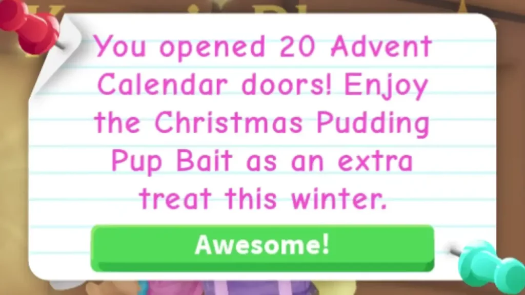 Christmas Pudding Pup Pet in Adopt Me