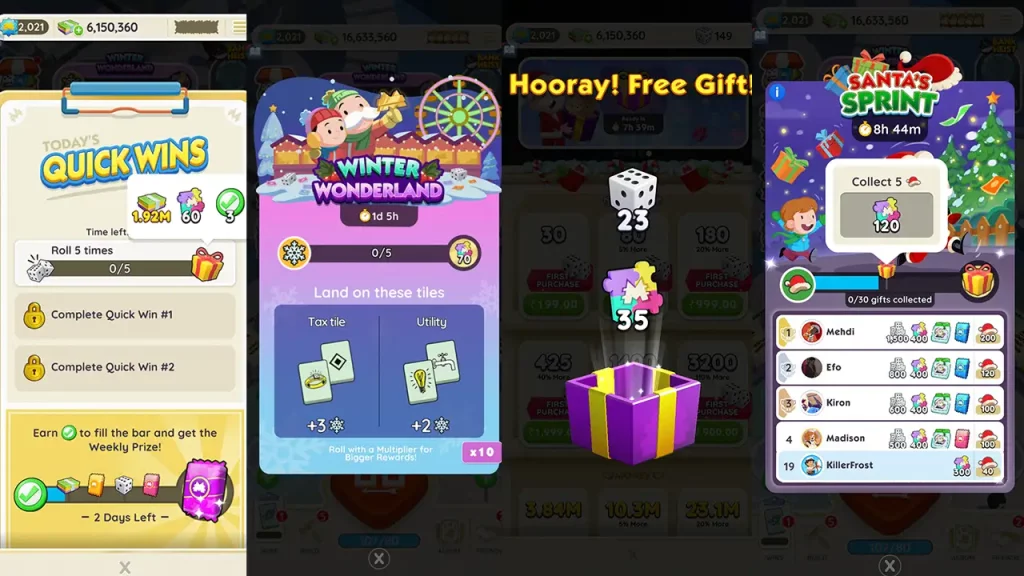Collect Puzzle Pieces in Gift Partners
