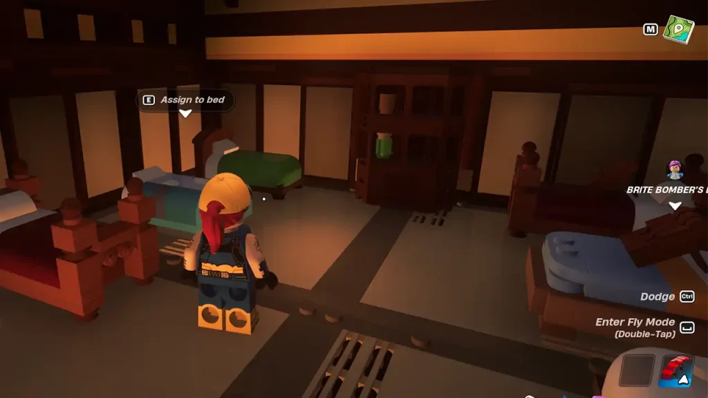 Craft and Assign Beds in LEGO Fortnite