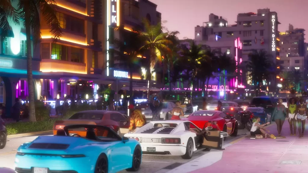 GTA 6 Vice City Map Neon