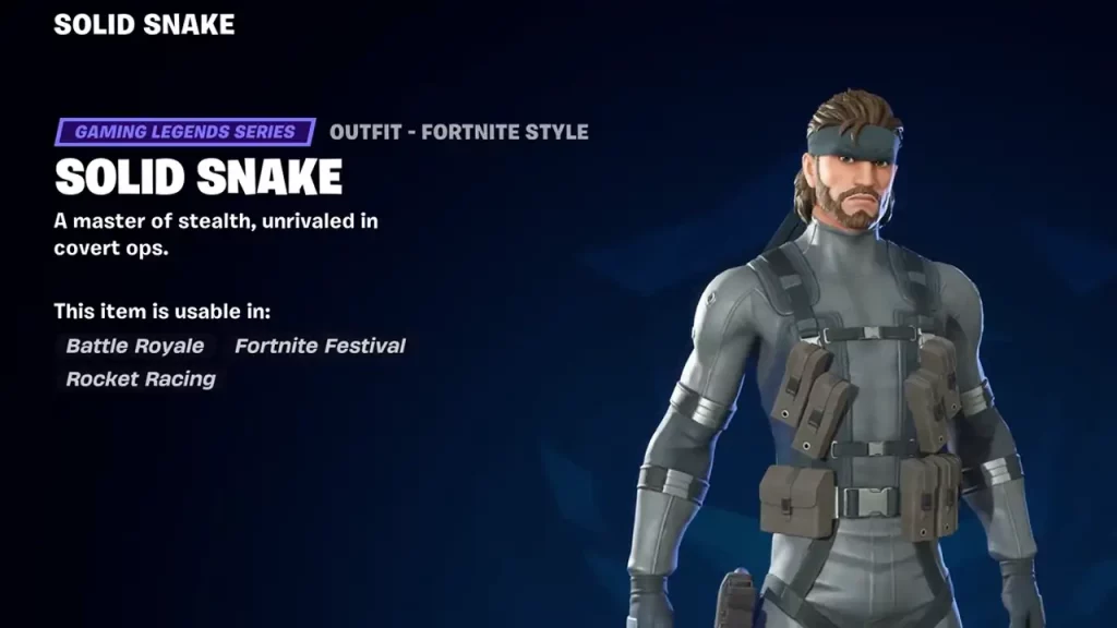 How To Get Solid Snake In Fortnite