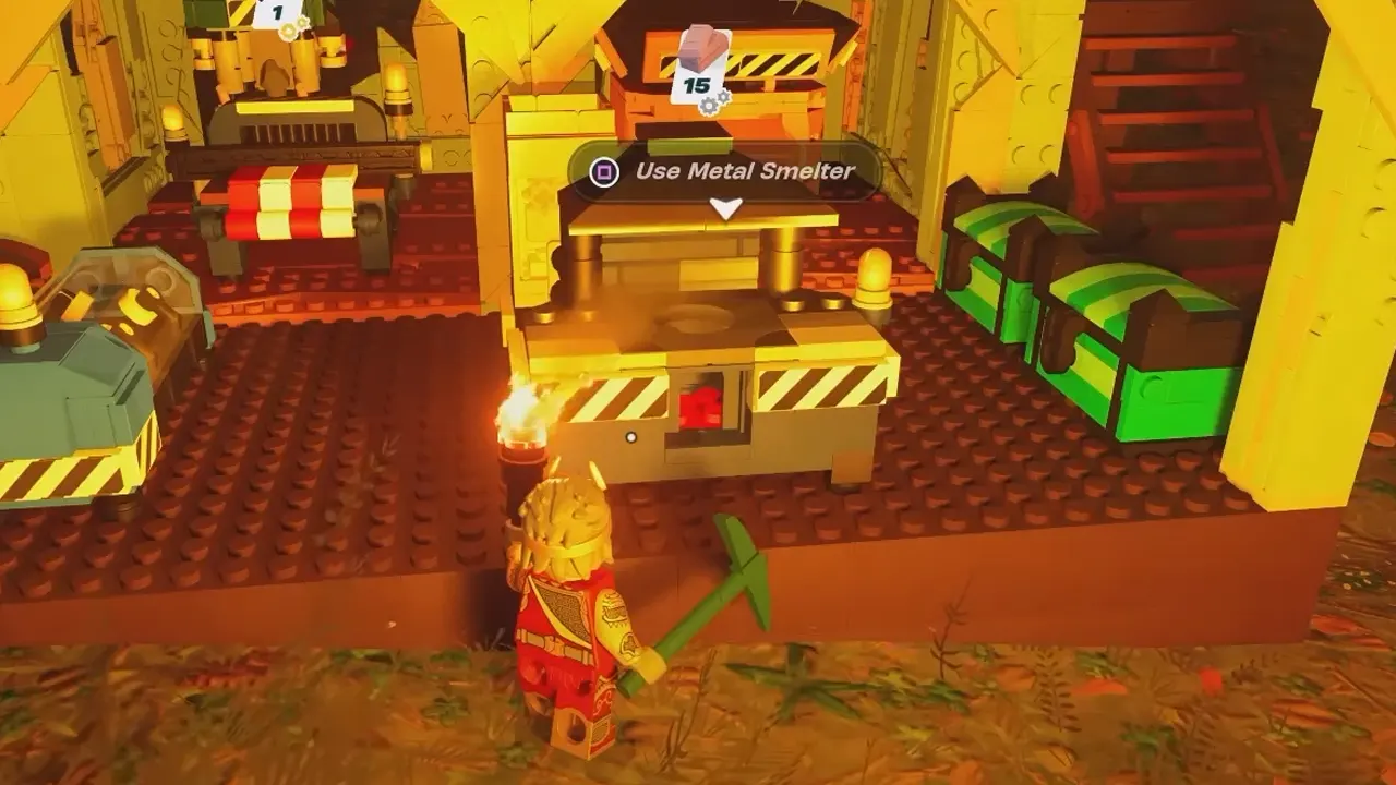 How To Unlock And Craft Metal Smelter in LEGO Fortnite