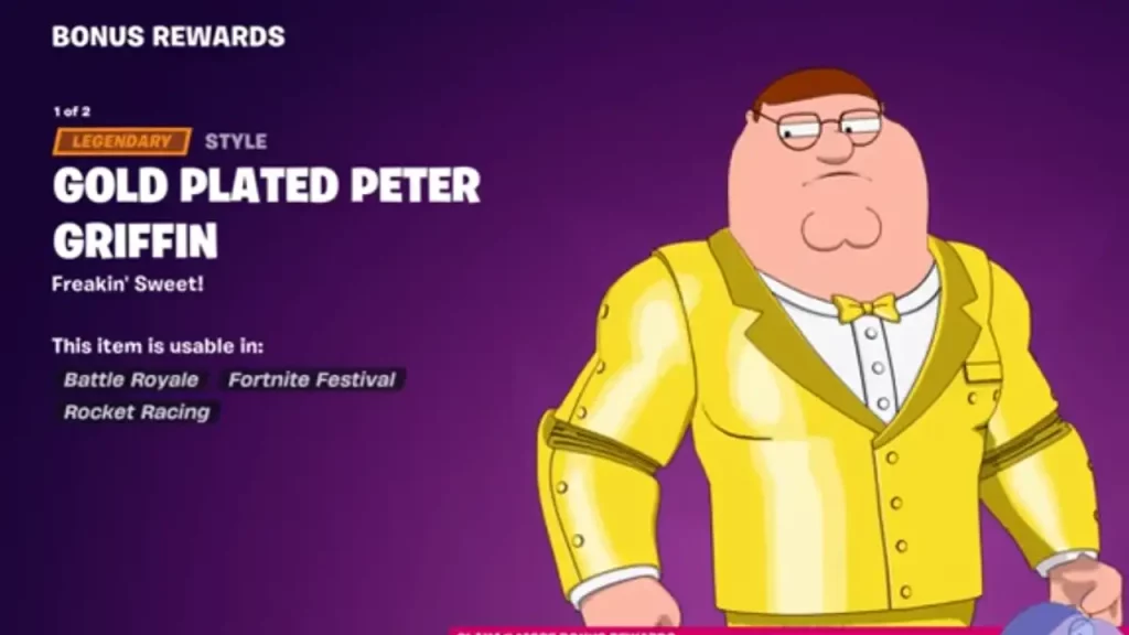 How To Unlock Gold Plated Peter Griffin In Fortnite