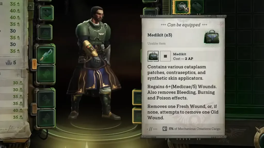 How To Use Medkit in Warhammer 40K Rogue Trader