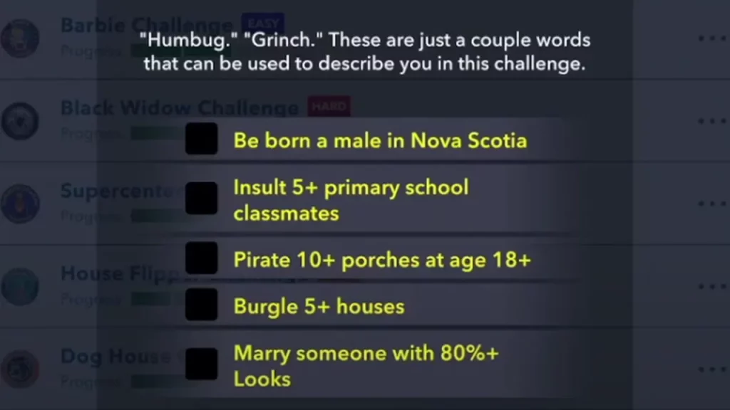 How to Do the Grumpmas Challenge in BitLife