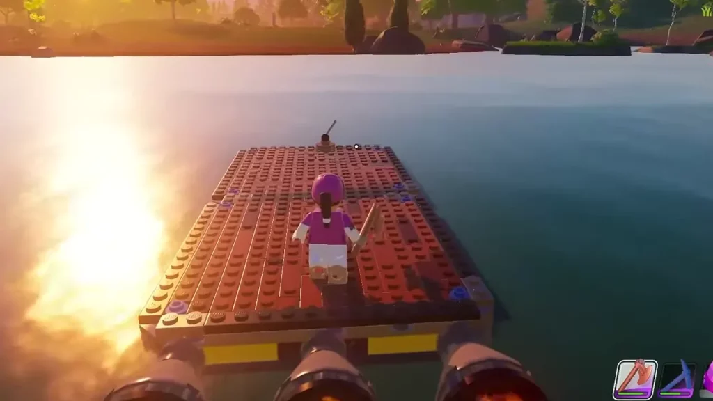 How to Make a Boat in LEGO Fortnite