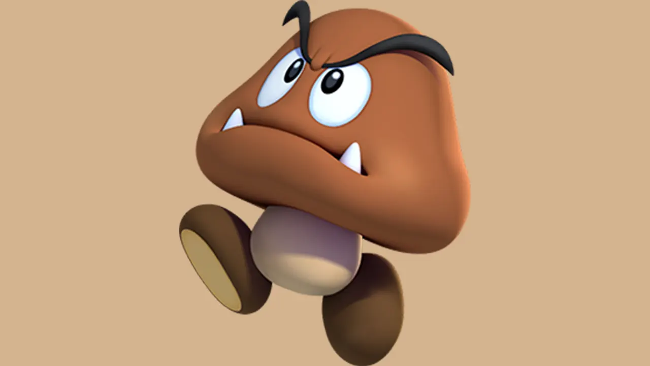 Mario Brown Thing Called Goombas