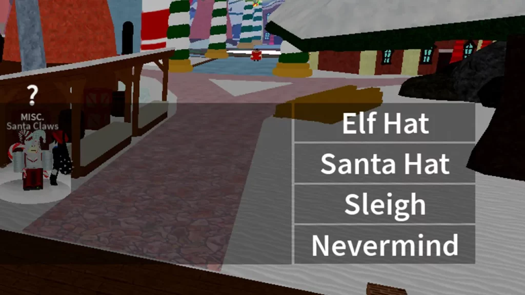Purchase and Spawn Sleigh in Blox Fruits