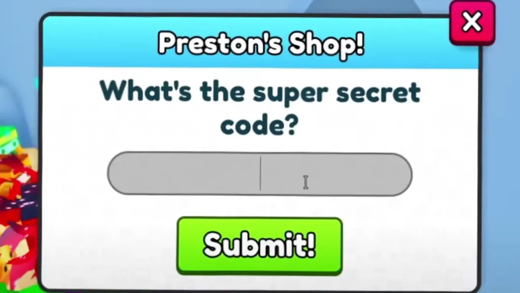 Super Secret Code in Pet Simulator 99