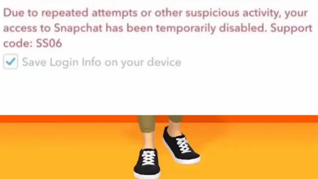 Fix Support Code SS06 Error On Snapchat