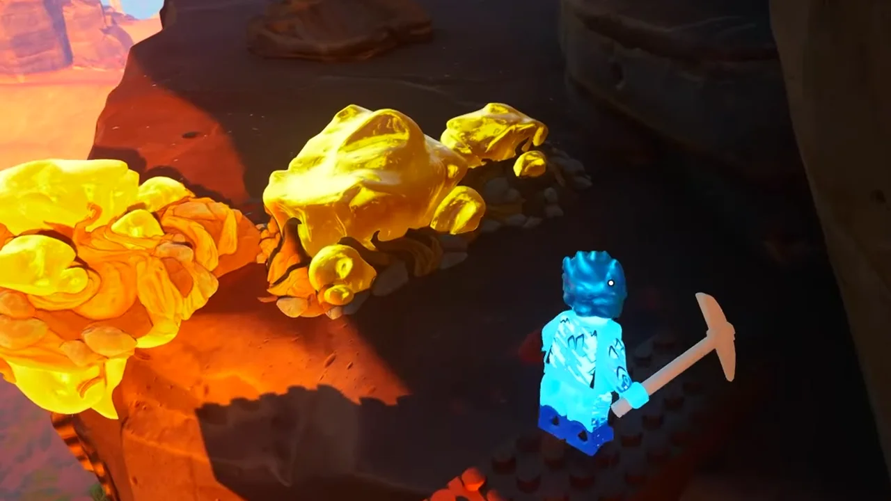 How To Get Rough Amber And Make Cut Amber In LEGO Fortnite