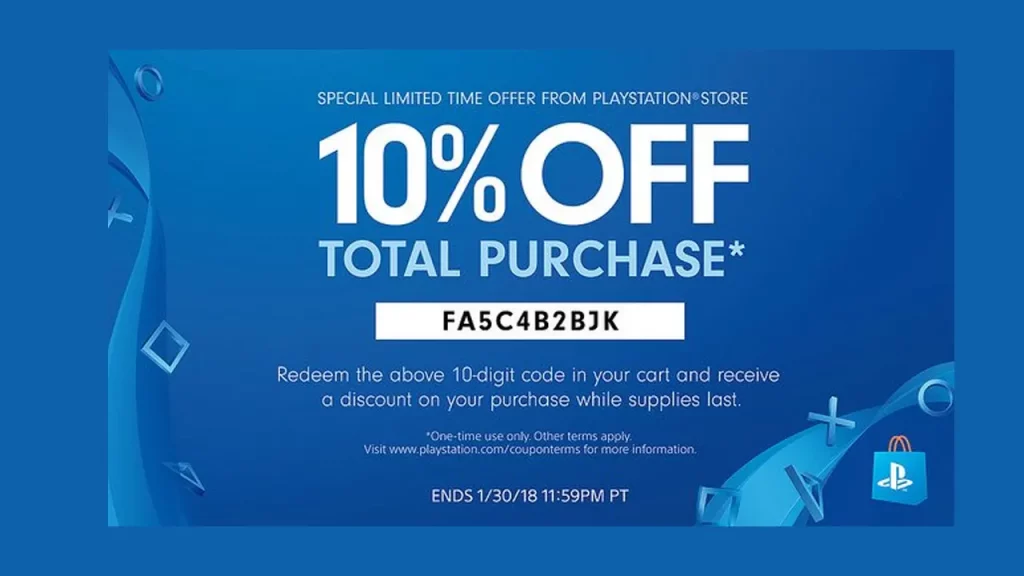 what is a playstation store discount code