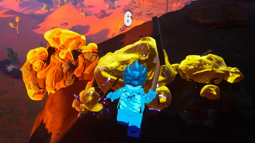 Where To Find Rough Amber In LEGO Fortnite