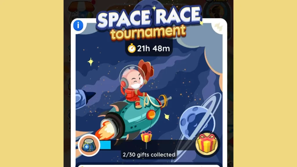 All Space Race Monopoly GO Milestone Rewards List